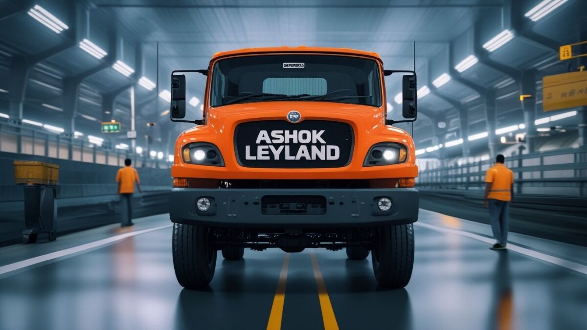 Ashok Leyland Lucknow electric vehicle manufacturing plant with electric buses and cargo vehicles