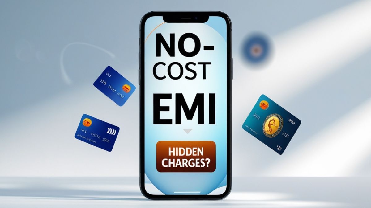Free EMI hidden costs explained with example of online shopping EMI pricing