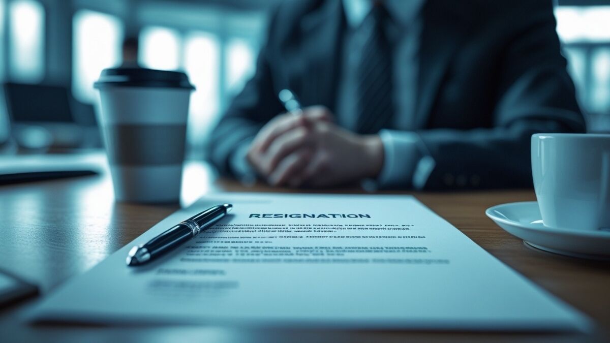 Employee calmly responds to boss during heated resignation meeting