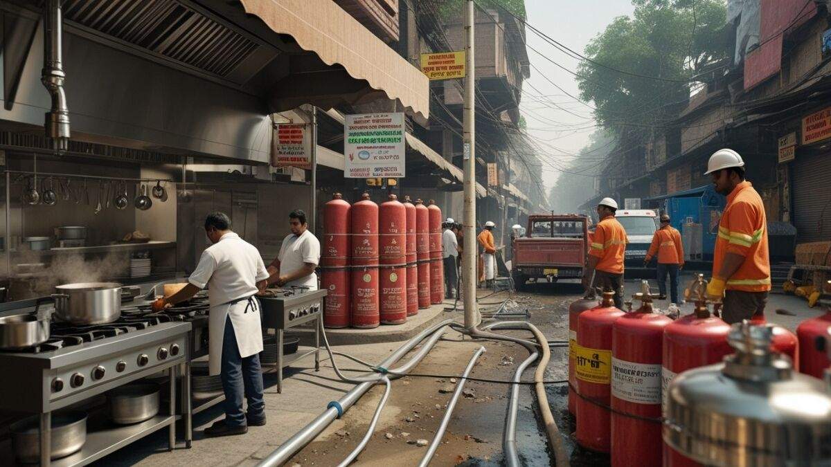 Commercial PNG gas pipeline India policy update Delhi