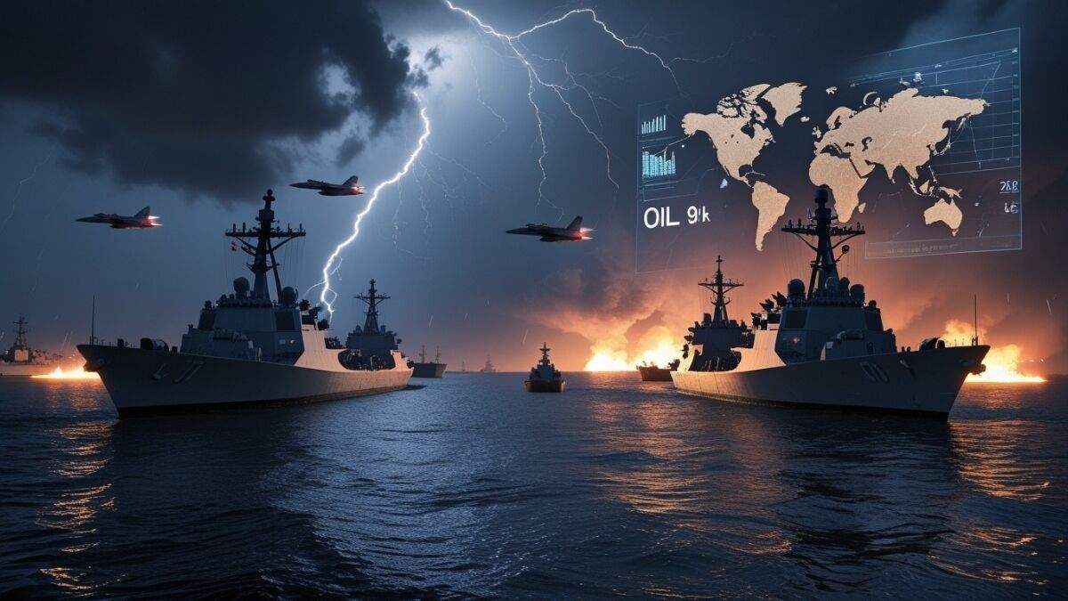 Donald Trump warning Iran over Strait of Hormuz amid rising oil prices and global tensions