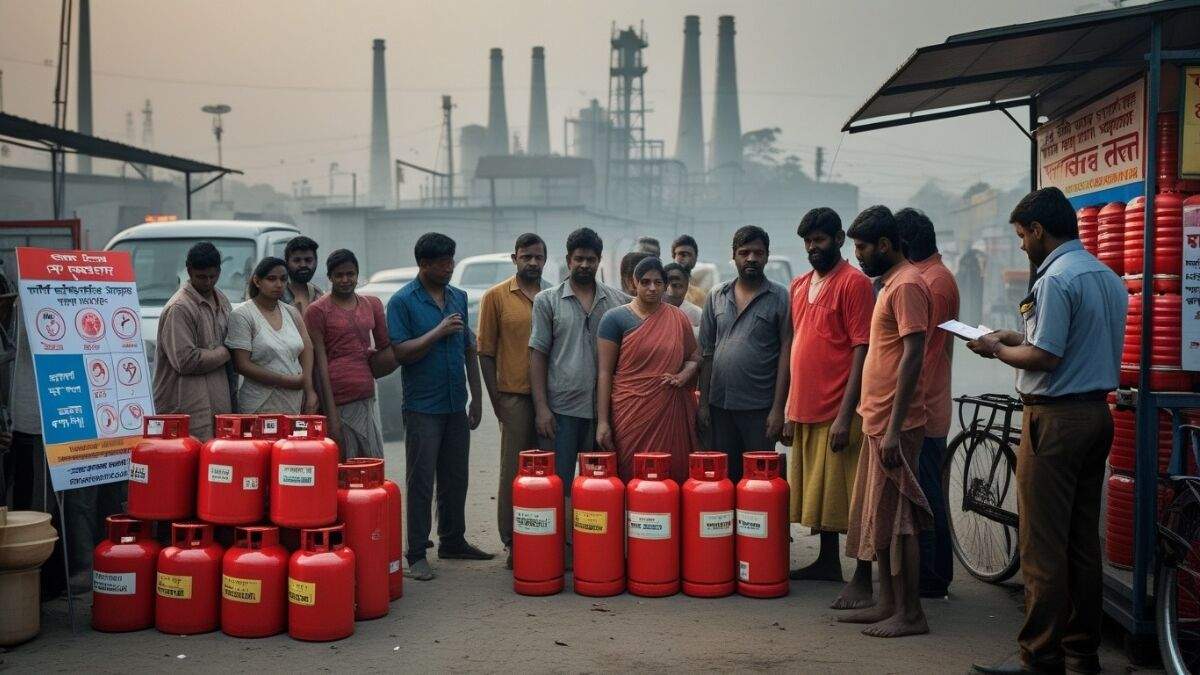 5kg LPG small cylinder scheme for migrant workers showing price, Aadhaar eligibility and affordable refill details