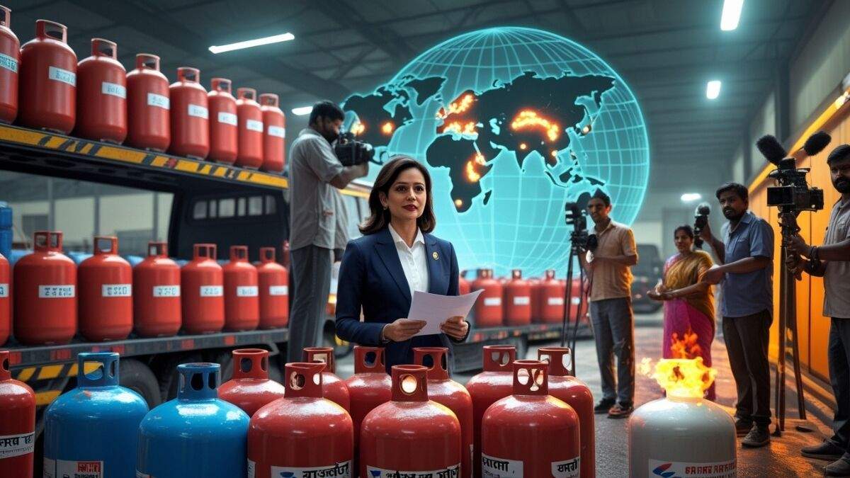 India LPG supply stable no shortage government update awareness camps cylinders distribution
