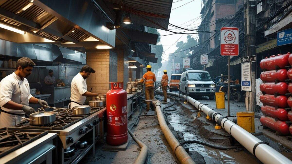 Delhi LPG policy PNG connection mandatory for businesses