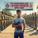 CRPF Constable Tradesman Recruitment 2026 Apply Online 9195 Posts Notification