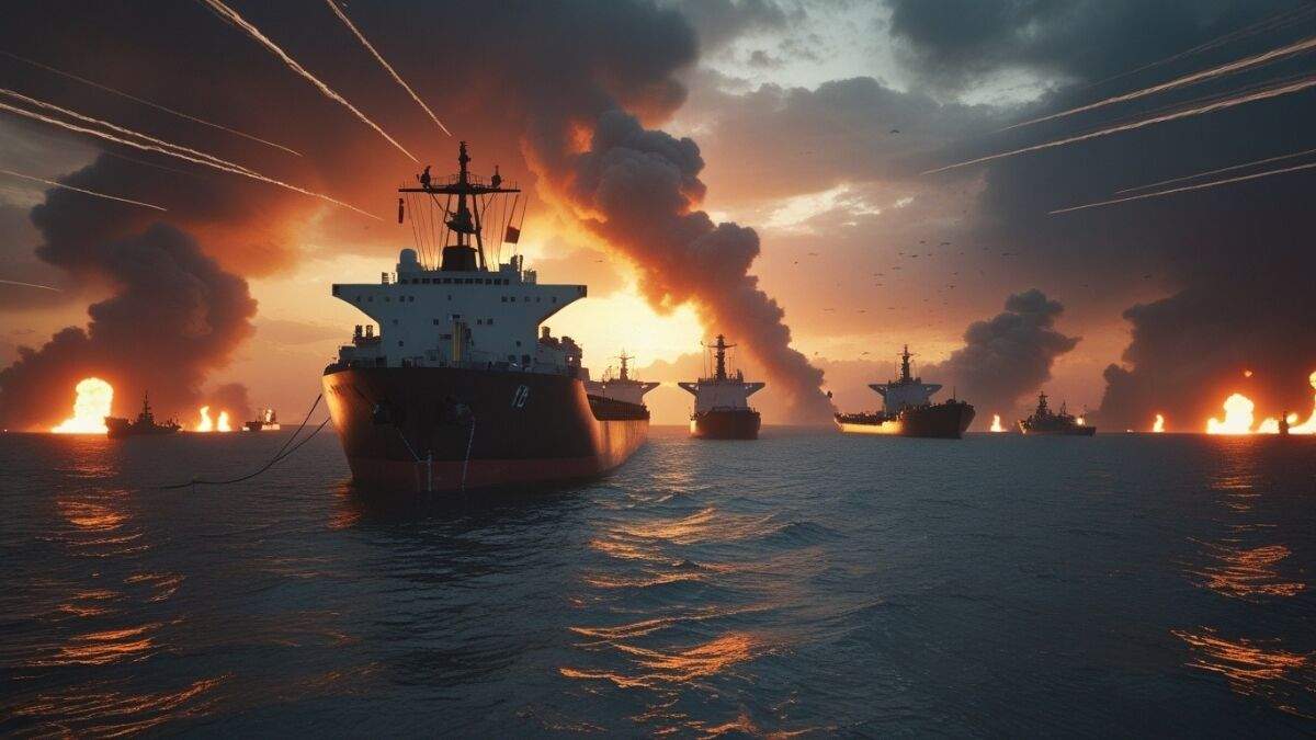 Crude oil price chart rising due to Middle East crisis