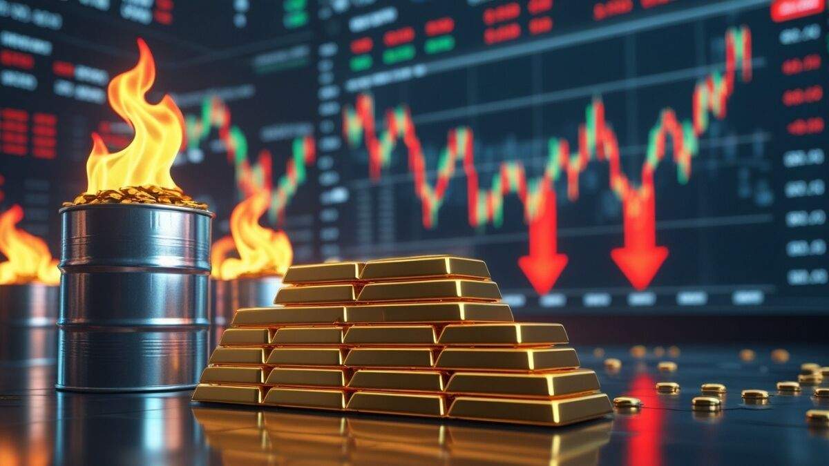 Gold and silver prices decline amid strong US dollar and global economic pressure