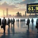 US labor force participation decline chart showing impact of aging population and immigration slowdown