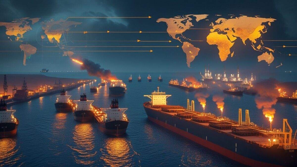 Oil tankers delayed in Strait of Hormuz due to conflict and supply disruption