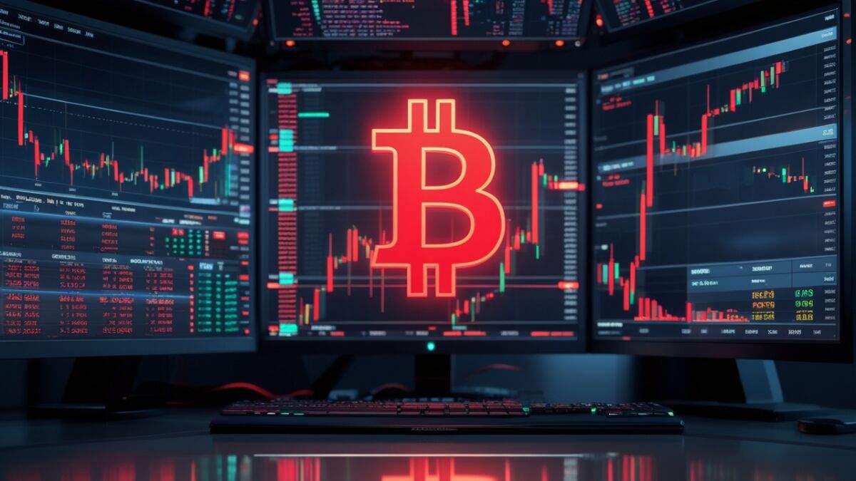 Bitcoin ETF आउटफ्लो और Ethereum XRP गिरावट दिखाता क्रिप्टो मार्केट ग्राफ