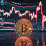 Bitcoin volatility index गिरावट और ETF आउटफ्लो का प्रतीकात्मक ग्राफ