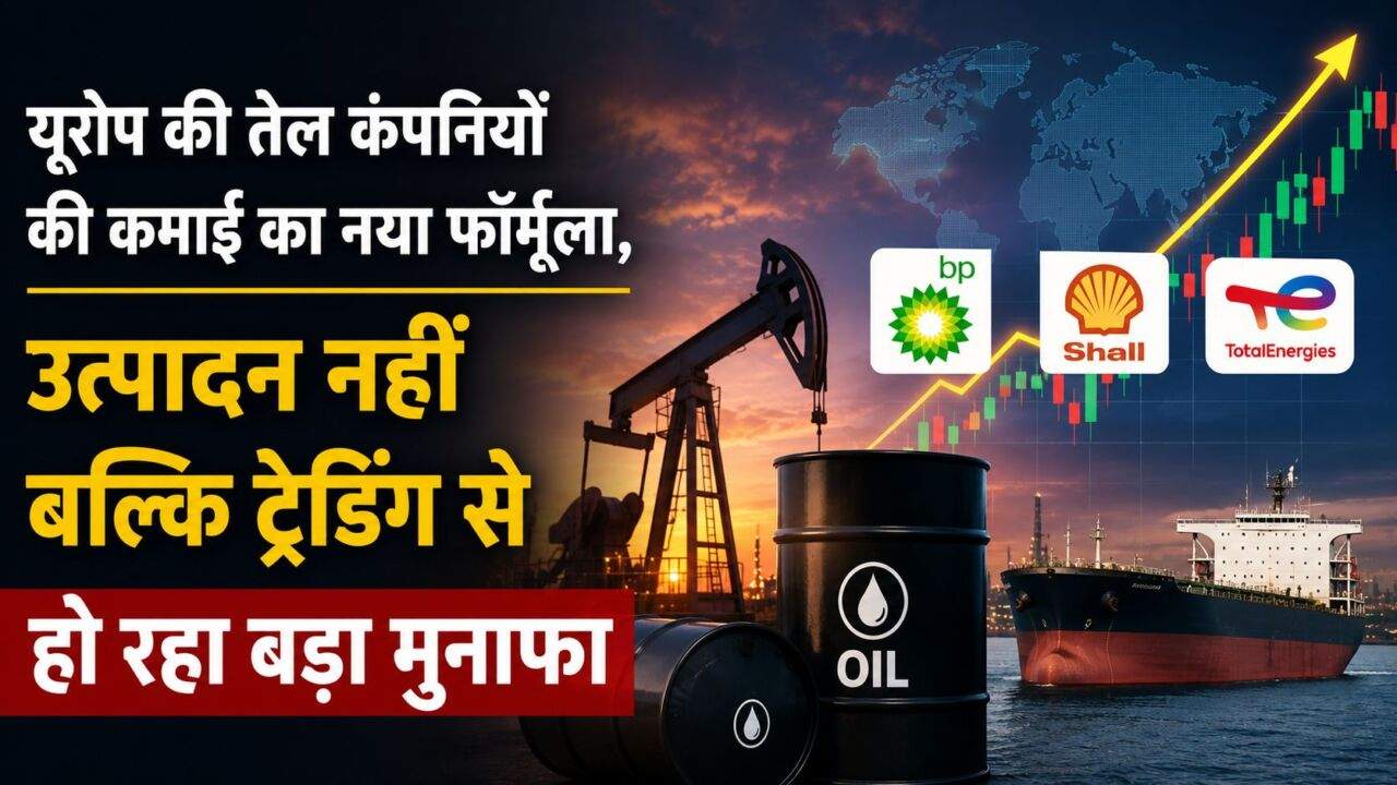 यूरोप की तेल कंपनियों की कमोडिटी ट्रेडिंग और बढ़ते मुनाफे का सांकेतिक चित्र