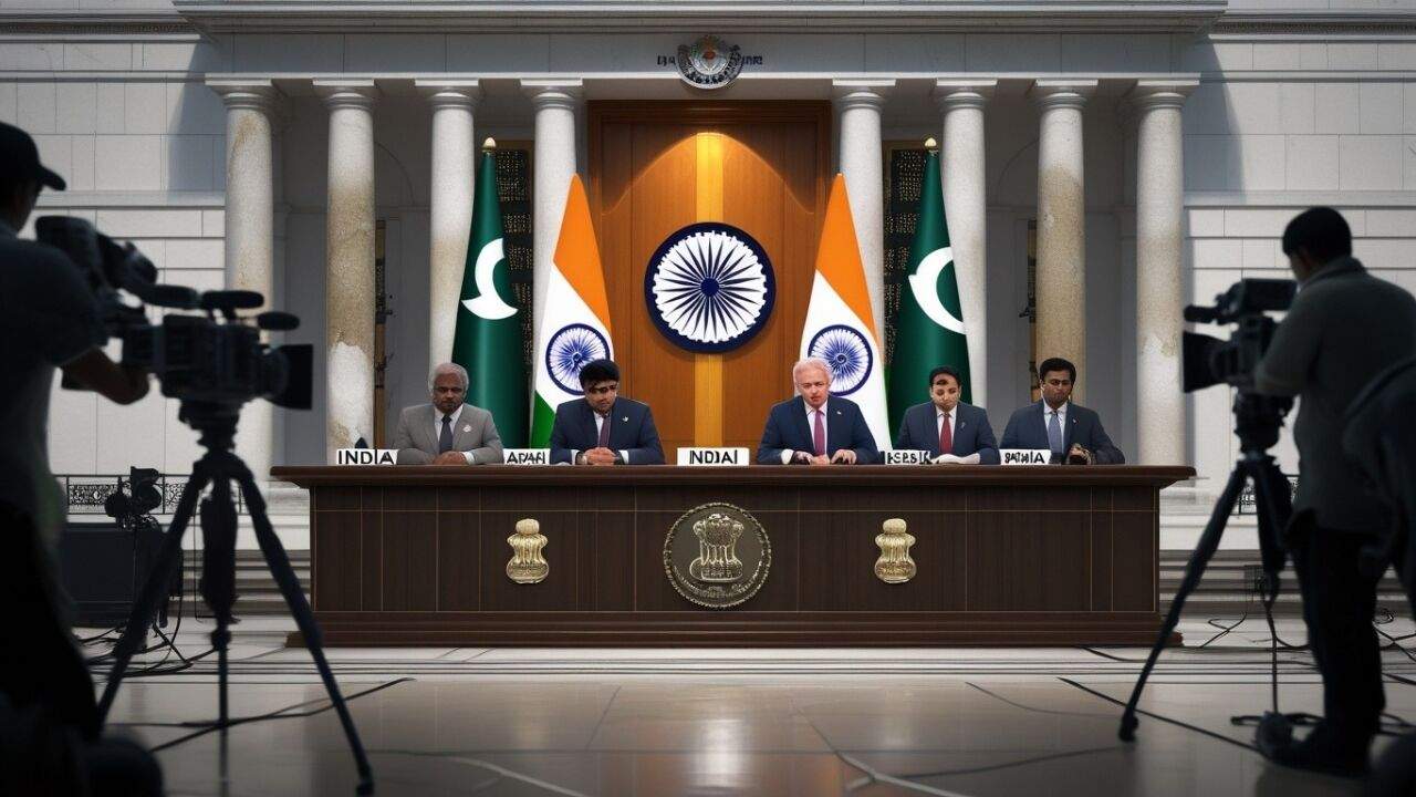 विदेश मंत्रालय के प्रवक्ता रणधीर जायसवाल पाकिस्तान के राष्ट्रपति आसिफ अली ज़रदारी के बयान पर प्रतिक्रिया देते हुए