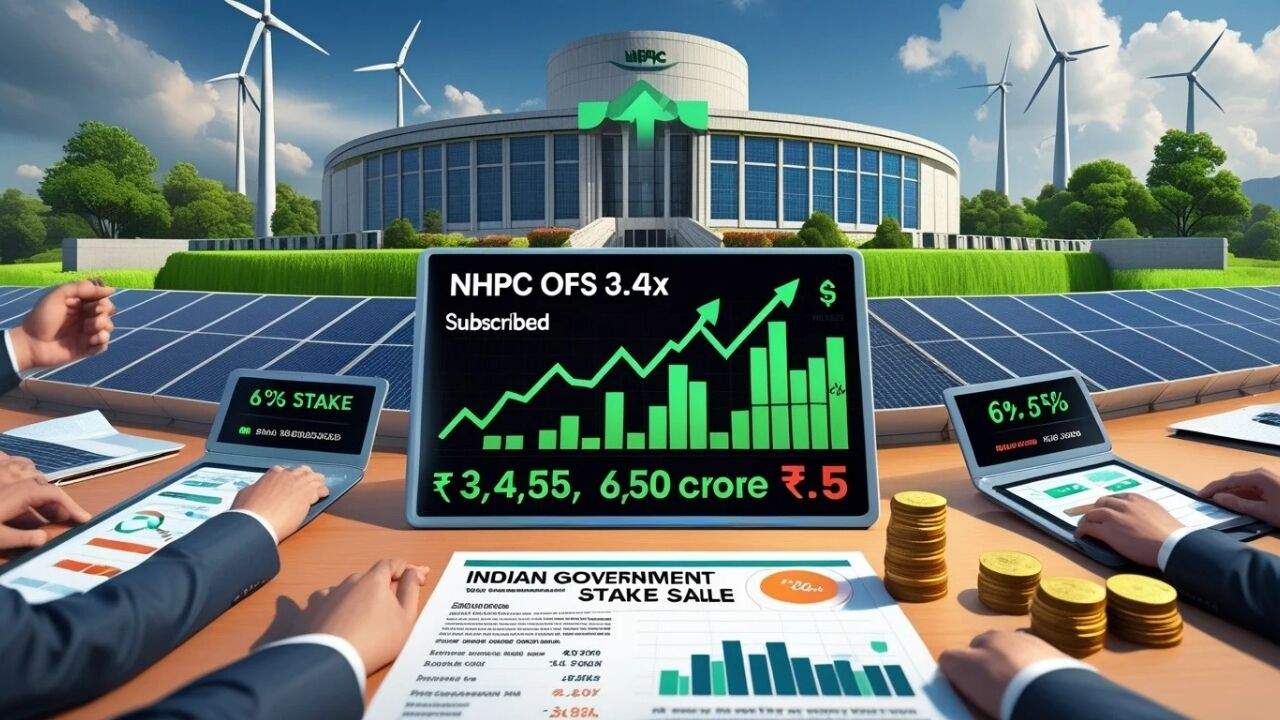 NHPC OFS में निवेशकों की भारी रुचि के बाद सरकार ने ग्रीनशू ऑप्शन लागू किया