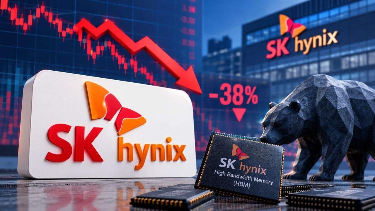 SK Hynix Shares में AI Chip से जुड़ी गिरावट
