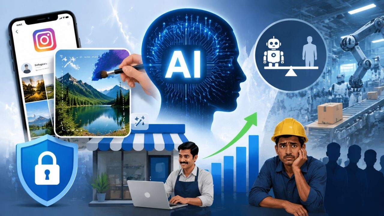 AI टूल, प्राइवेसी और MSME में आर्टिफिशियल इंटेलिजेंस का उपयोग।
