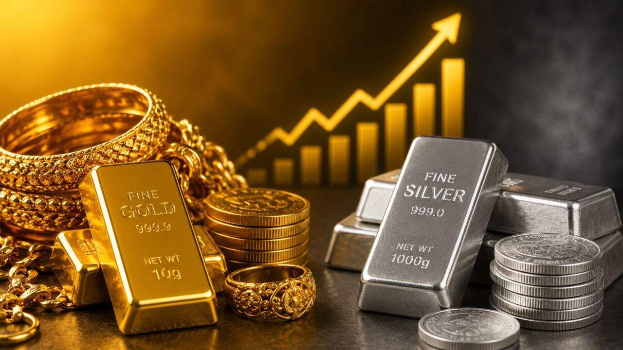 Gold Price Today के तहत सोना और चांदी के ताजा बाजार भाव