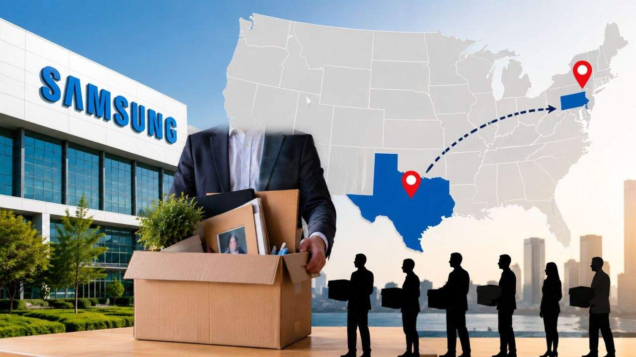 Samsung अमेरिका में कर्मचारियों की कटौती और Headquarters बदलाव