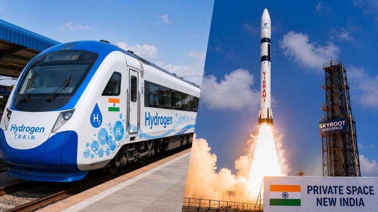 Hydrogen Train और Vikram-1 रॉकेट भारत की नई तकनीकी उपलब्धि