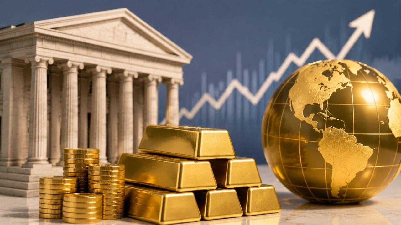 World Gold Council की रिपोर्ट में वैश्विक केंद्रीय बैंकों द्वारा सोने की खरीद और भंडार वृद्धि का ग्राफिकल चित्रण
