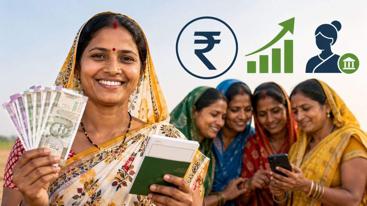 महिलाओं को नकद सहायता मिलने और परिवार की आर्थिक स्थिति मजबूत होने का सांकेतिक चित्र।