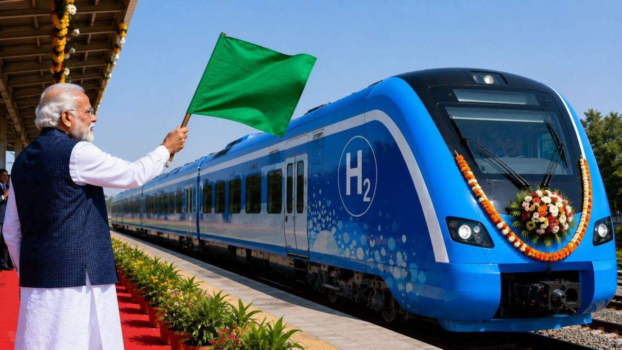 Hydrogen Train का शुभारंभ