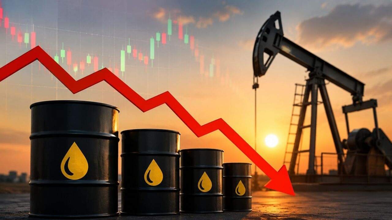Crude Oil Price में Brent और WTI की गिरावट