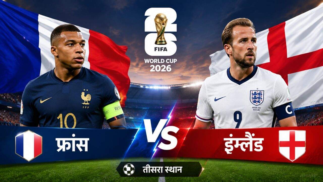 France vs England World Cup 2026 तीसरे स्थान का मुकाबला