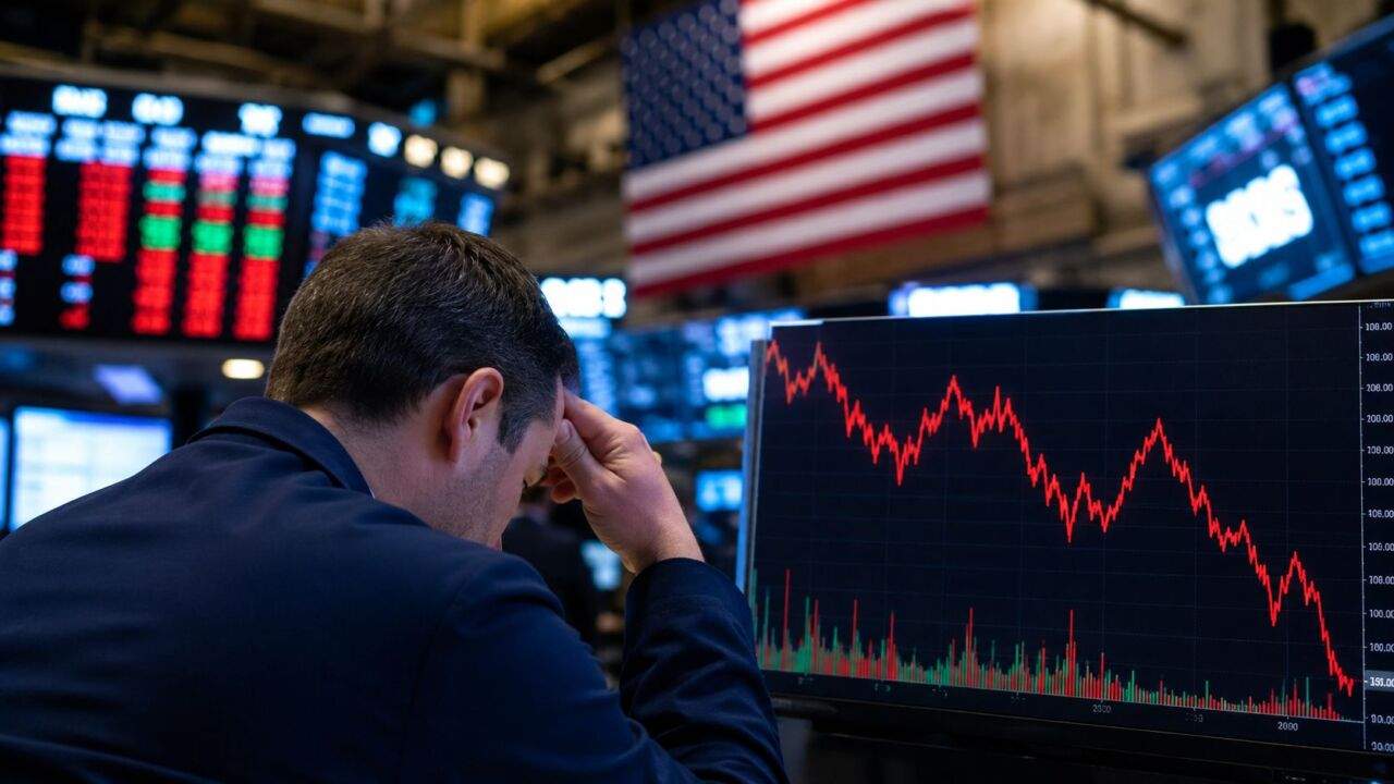 US Stock Market में गिरावट की तस्वीर