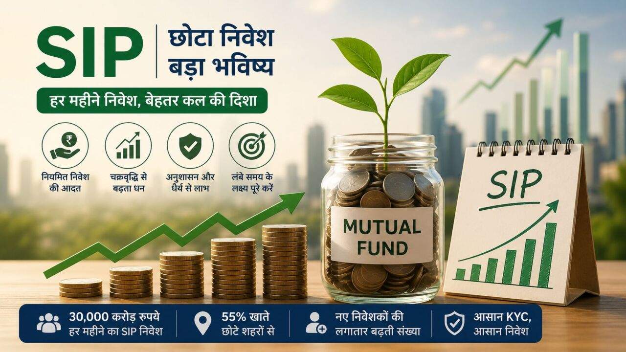 SIP निवेश में लगातार बढ़ता निवेशकों का भरोसा