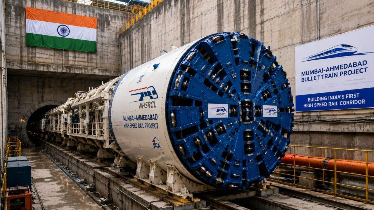 Bullet Train परियोजना में दूसरी TBM से सुरंग की खुदाई शुरू