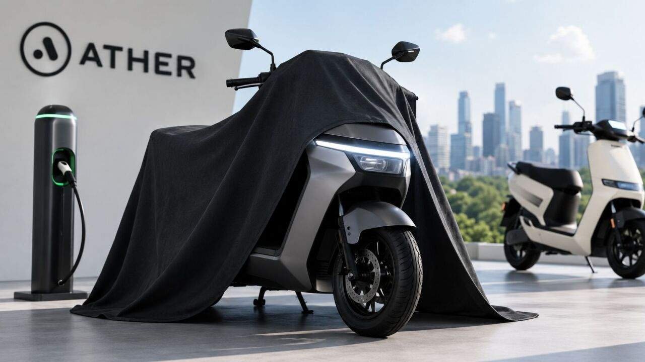Ather Electric Scooter लॉन्च की पहली झलक