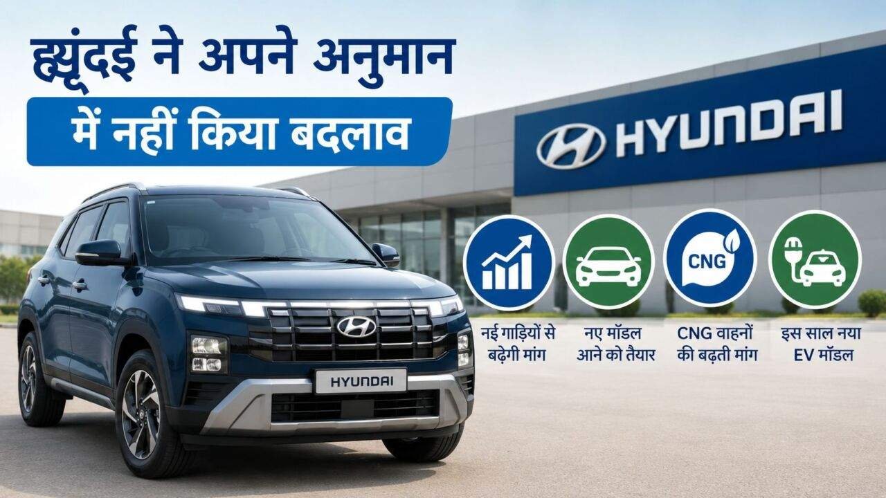 Hyundai की SUV और EV मॉडल के साथ कंपनी के Q1 वित्तीय नतीजों का प्रतीकात्मक दृश्य