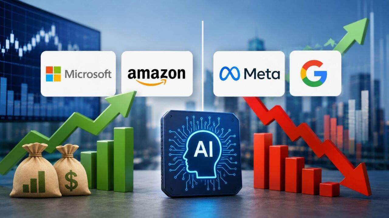 AI Spending से Tech कंपनियों के शेयर बाजार पर असर