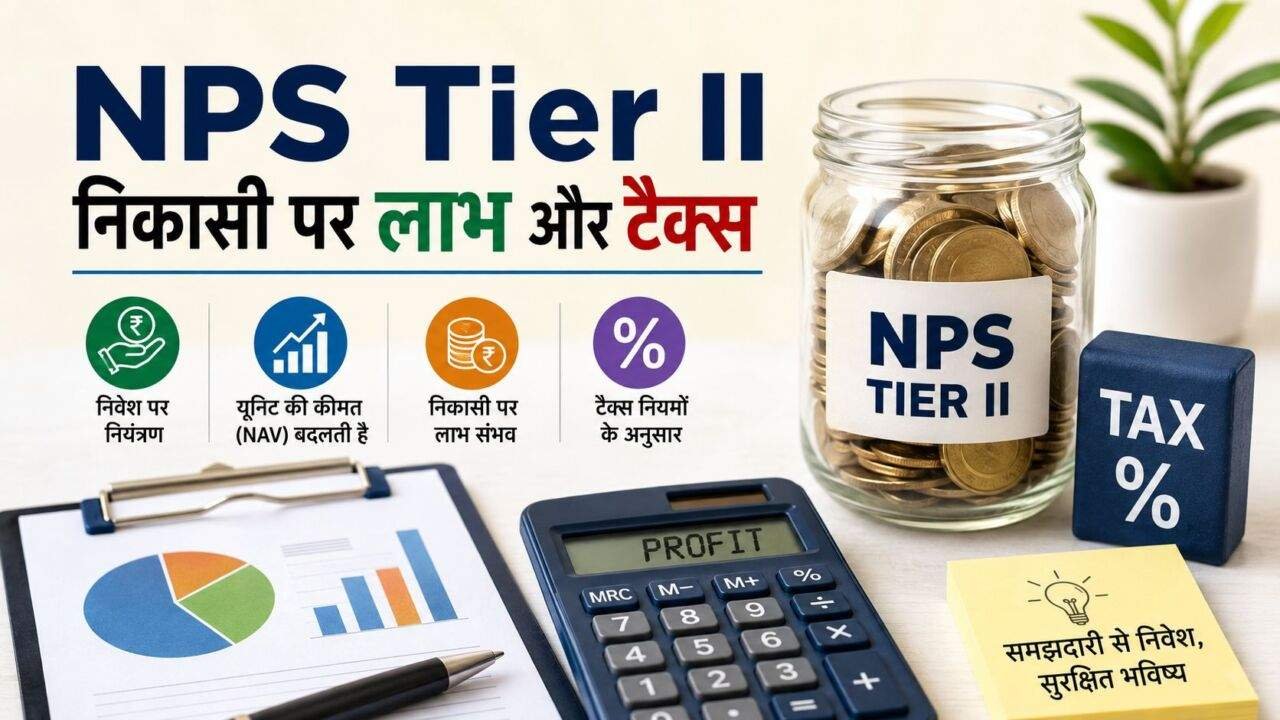 NPS Tier II खाते से निकासी और income tax जानकारी