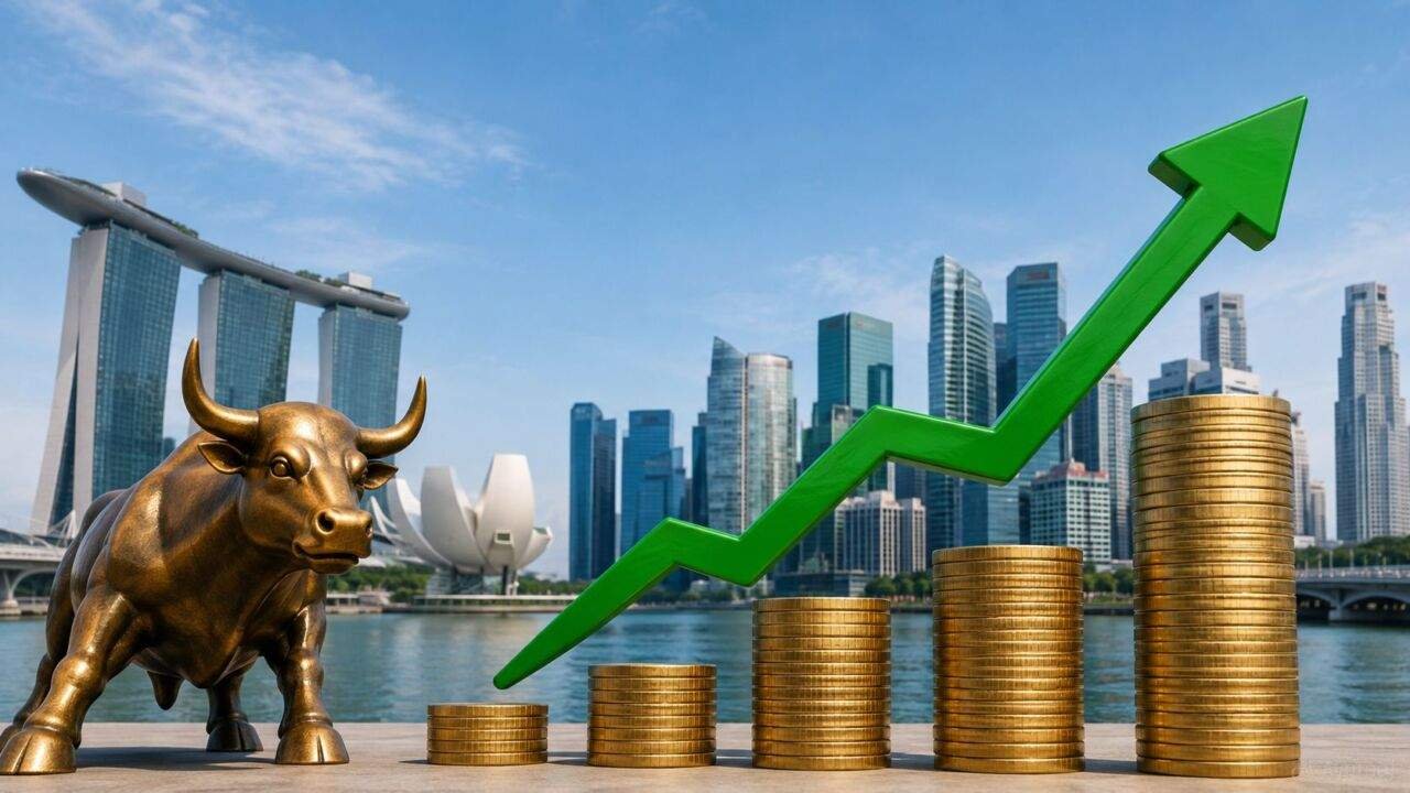 Singapore Stocks में 23 प्रतिशत की तेजी और रिकॉर्ड ऊंचाई