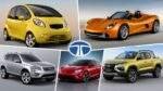 Tata Motors की खास Concept Cars Tata Zing, Aria Roadster और Racemo
