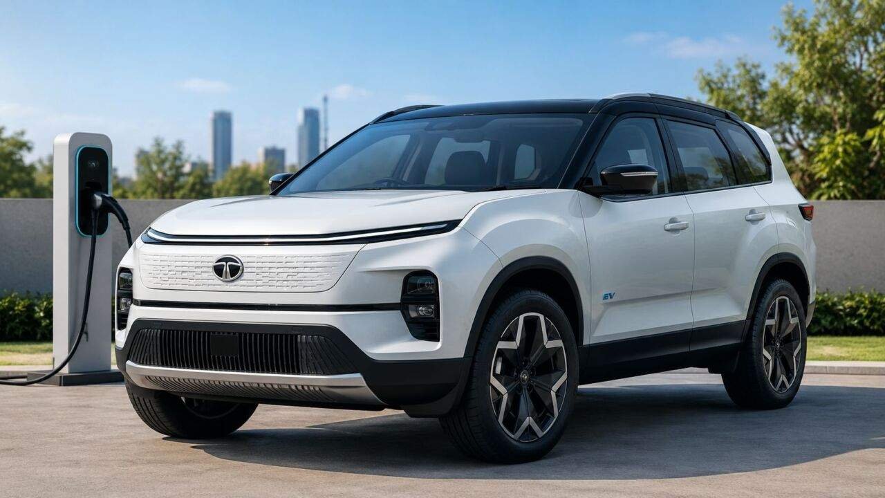 Tata Safari EV 7-सीटर इलेक्ट्रिक SUV और संभावित 600KM रेंज