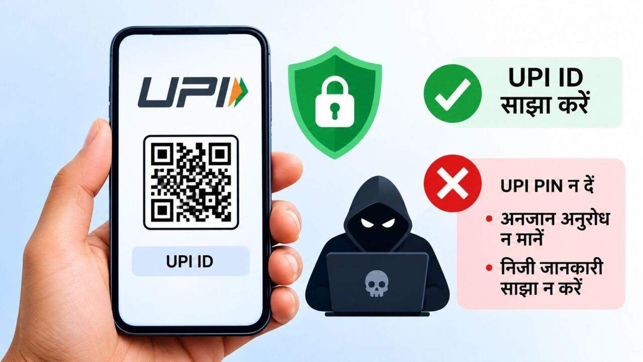 UPI ID Share Safe है या नहीं, जानें ऑनलाइन भुगतान सुरक्षा के आसान नियम