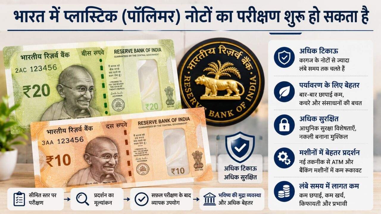 Polymer नोटों के ट्रायल की तैयारी