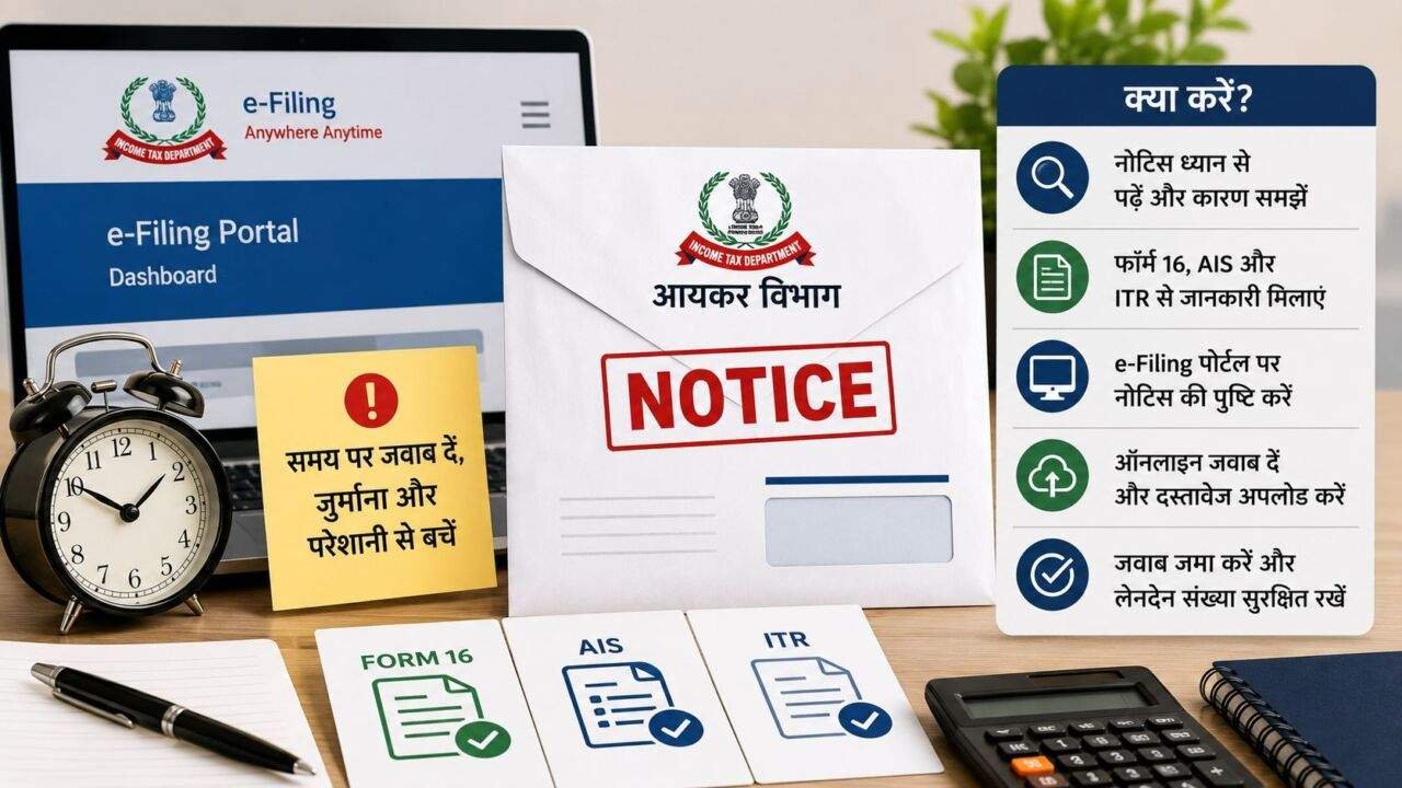 Income Tax Notice मिलने पर क्या करें