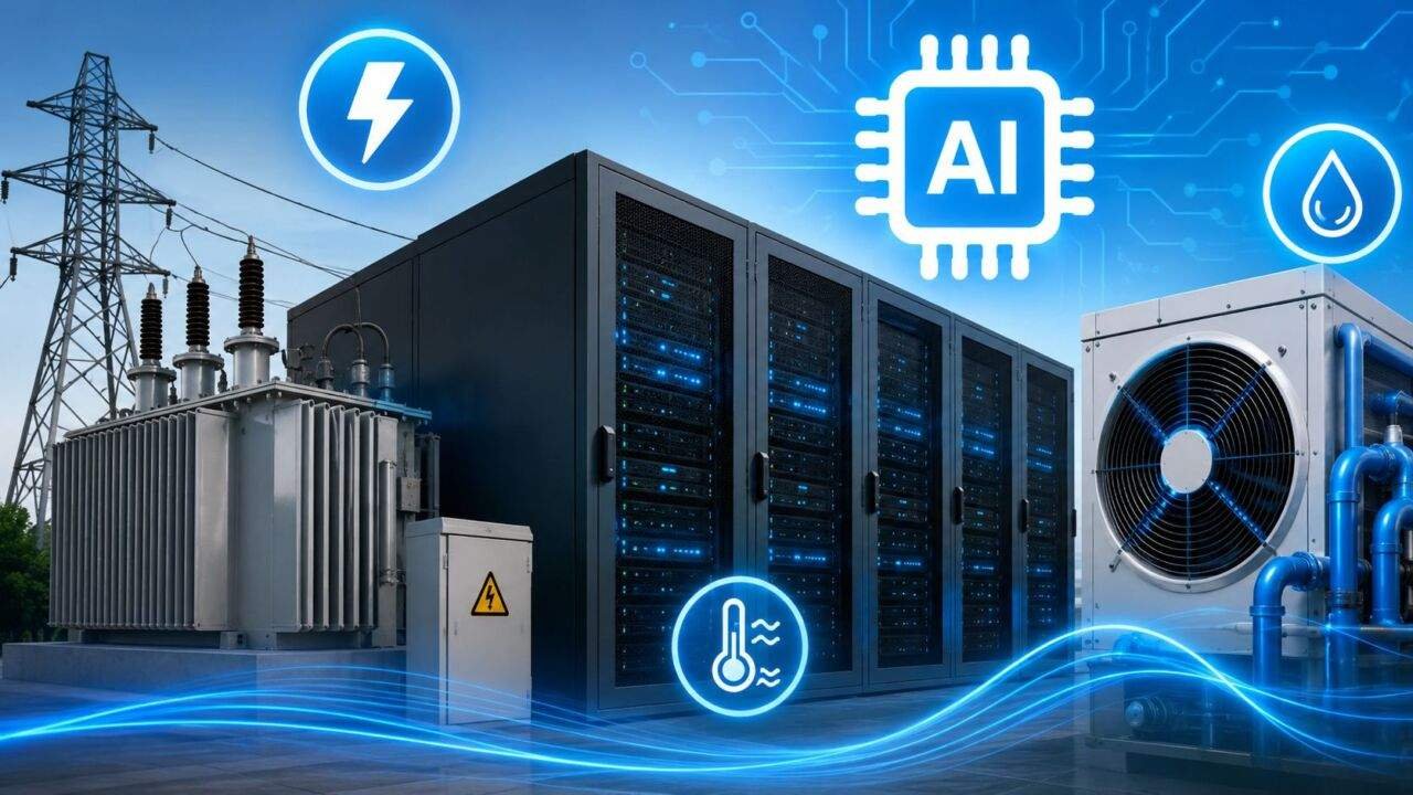 Data Center Boom में बिजली और Cooling उपकरणों की बढ़ती मांग