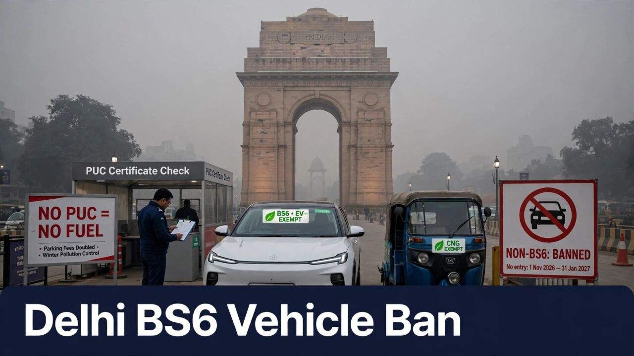 Delhi BS6 Vehicle Ban