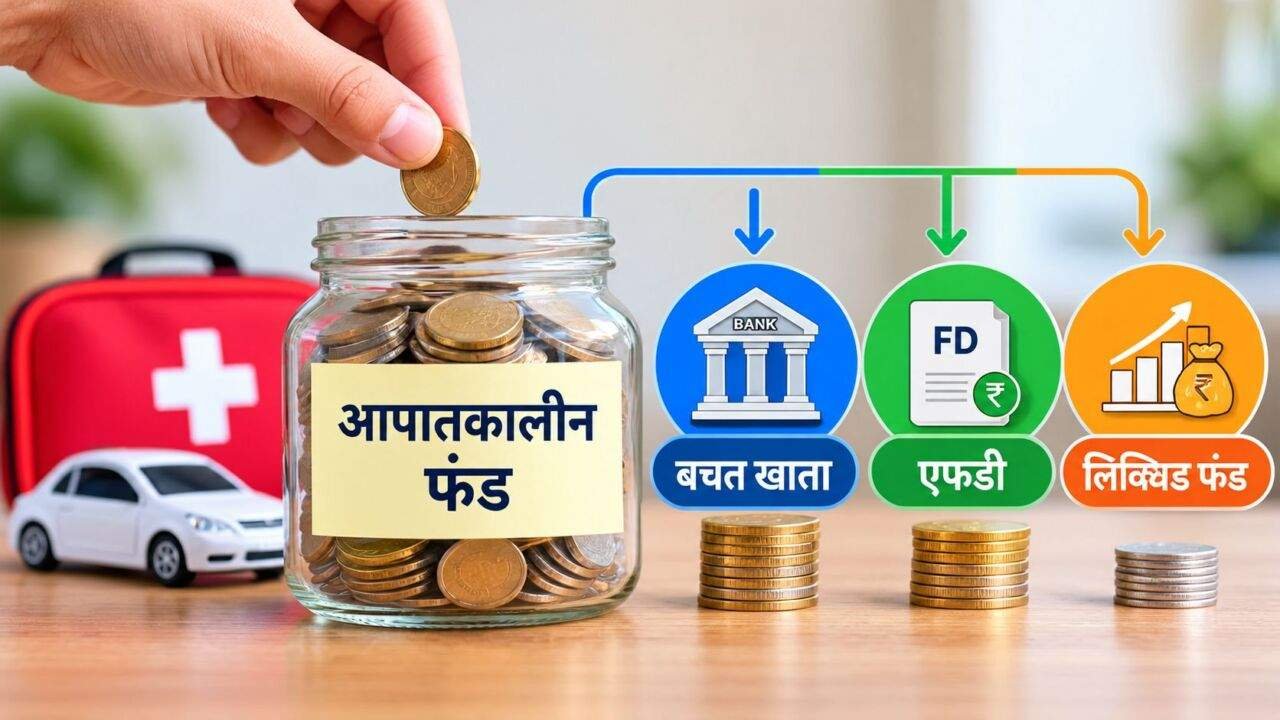 Emergency Fund के लिए 5 लाख रुपये बचत खाते, FD और लिक्विड म्यूचुअल फंड में बांटने का तरीका