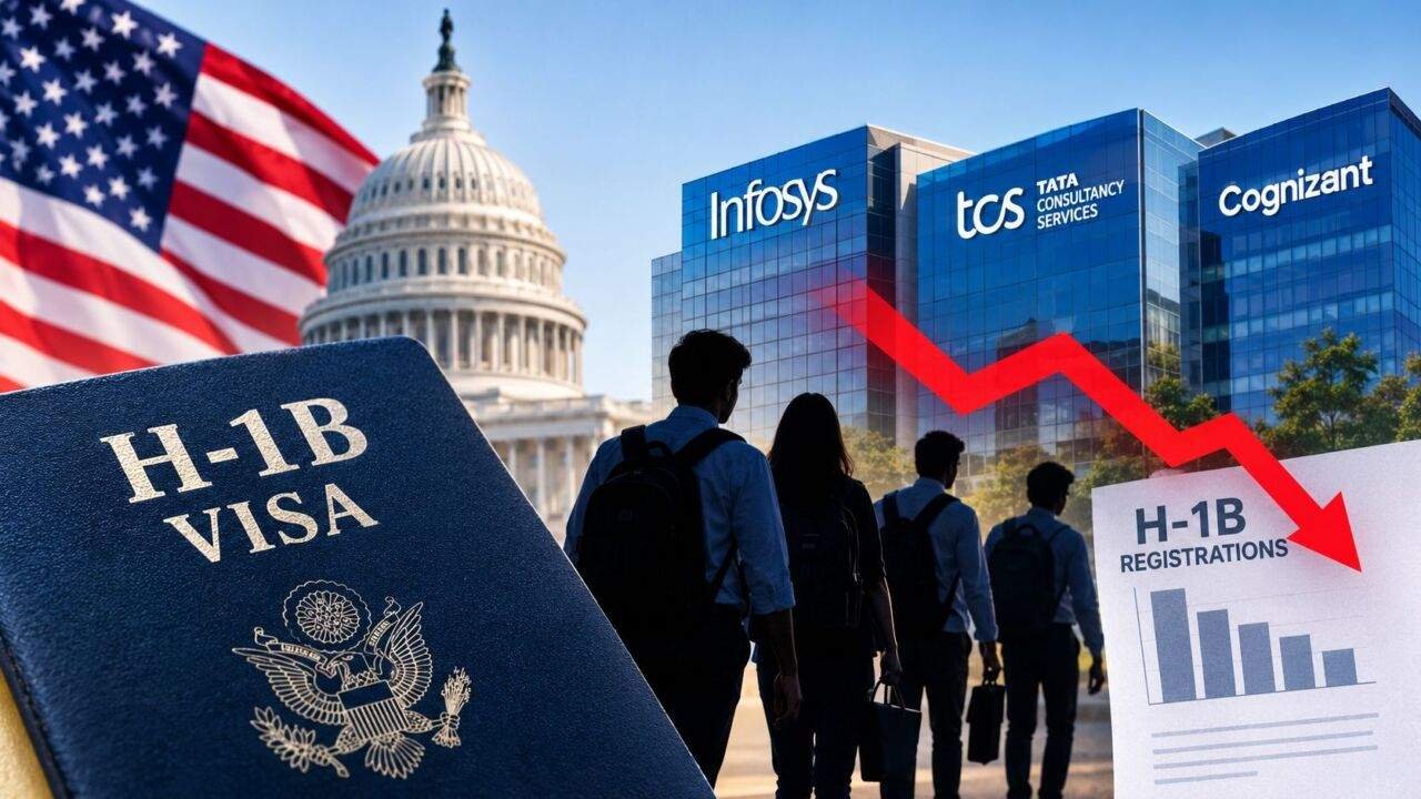 Indian IT giants' H-1B visa registrations