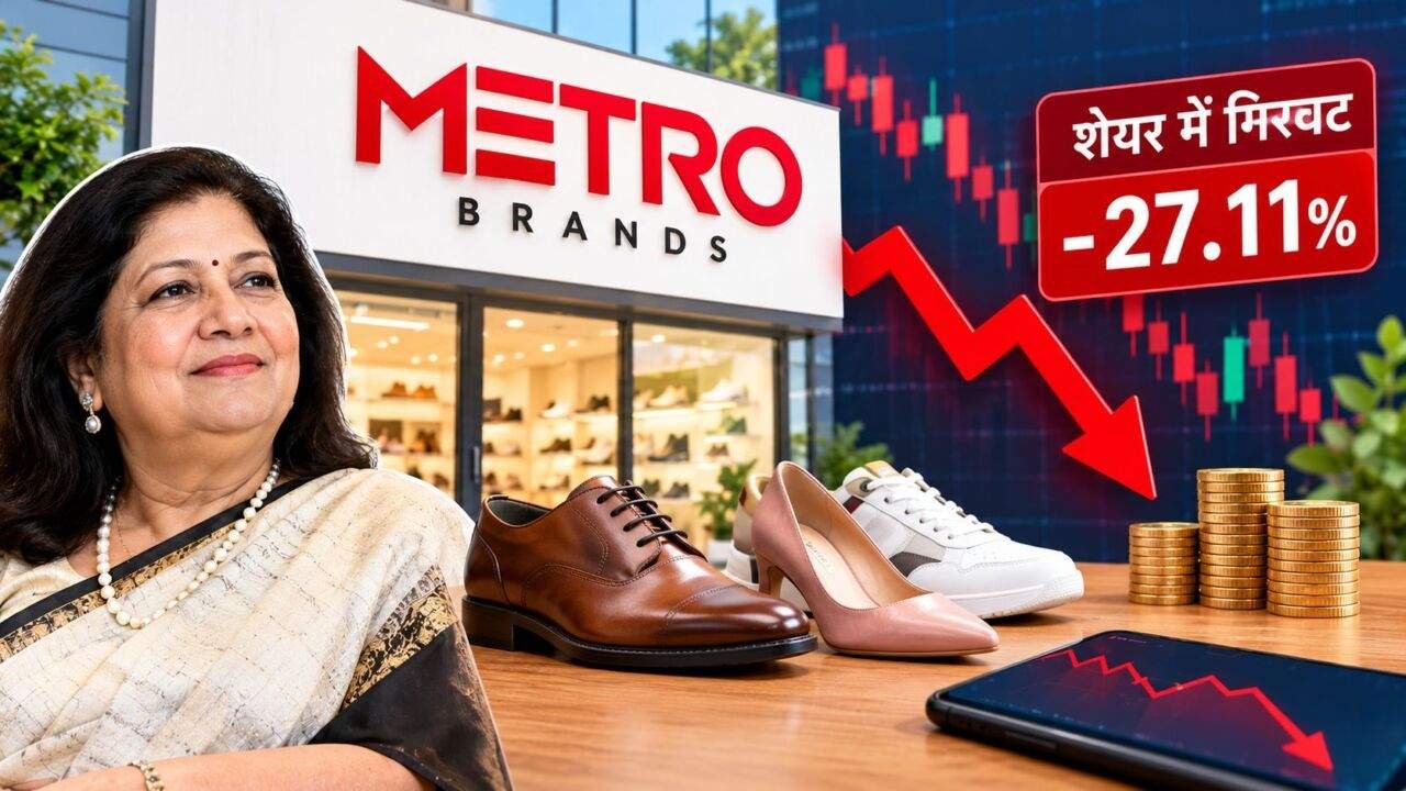 Metro Brands Share में गिरावट और शेयर का ₹1,510 लक्ष्य मूल्य