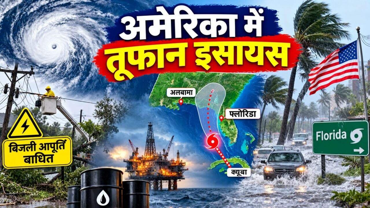 Hurricane Isaias तूफान से अमेरिका के फ्लोरिडा में बिजली और तेल उत्पादन पर असर
