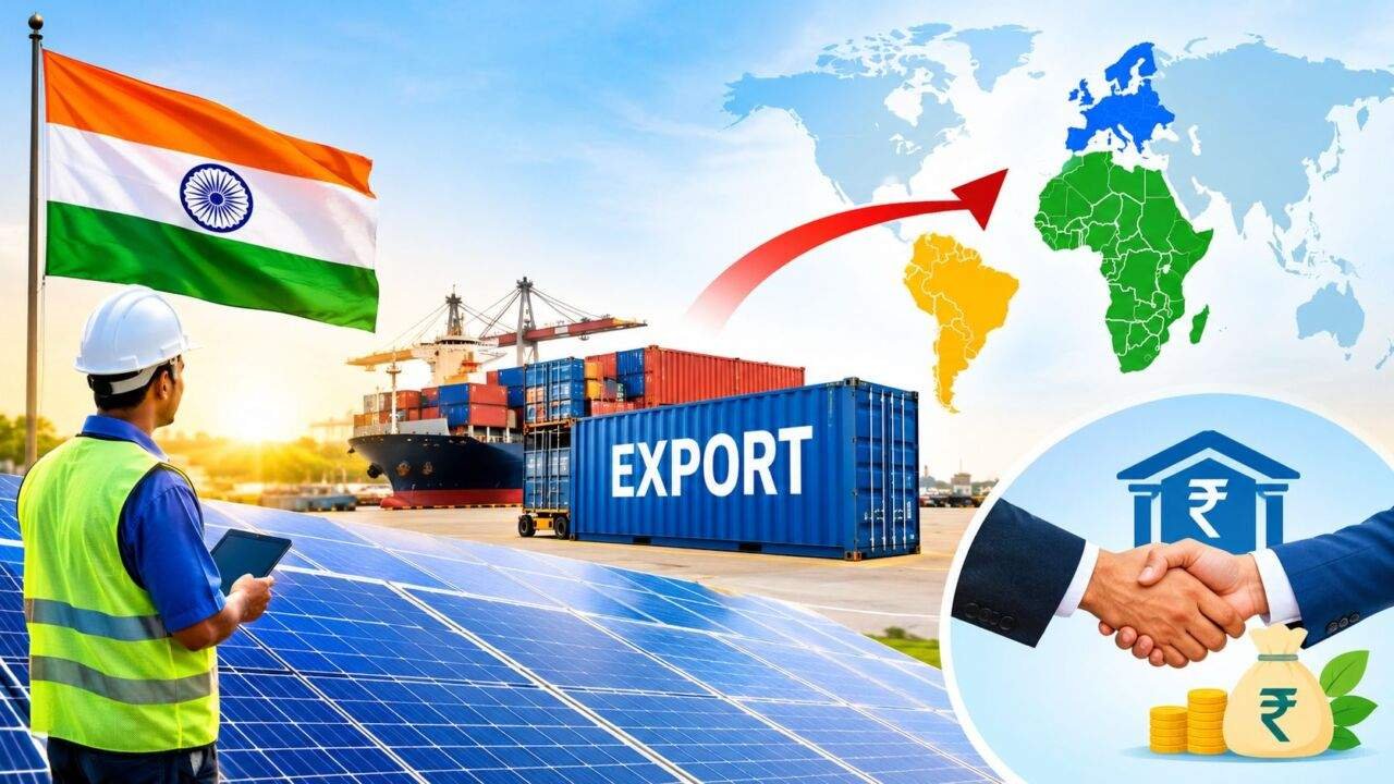 Solar Export India: भारत में बने सौर मॉड्यूल और नए विदेशी बाजार