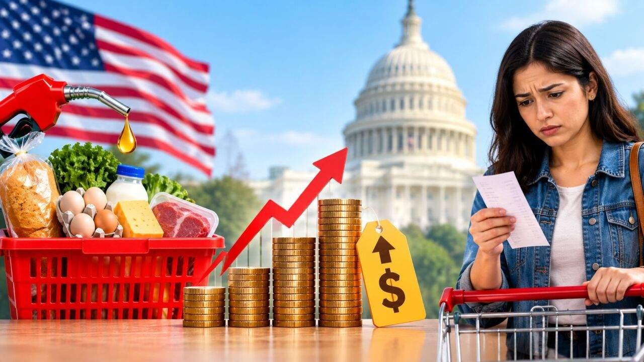 US Inflation से अमेरिका में बढ़ा रोजमर्रा का खर्च