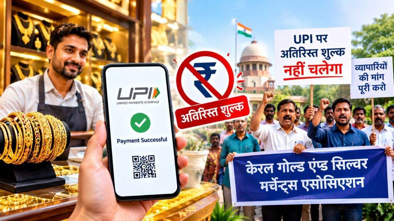 UPI MDR Charge के विरोध में केरल के व्यापारियों का प्रदर्शन